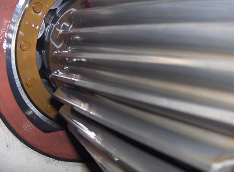 Редуктор установки №22 NEG Micon 1,5 МВт после работы на масле Mobilgear SHC XMP 320 в течении 45 772 часов.